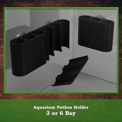 Aquarium bay plant - 3/6-bay, holder