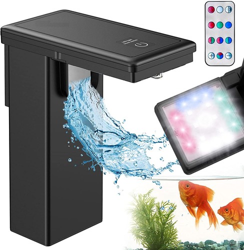 Aquarium filter with - 2-in-1,