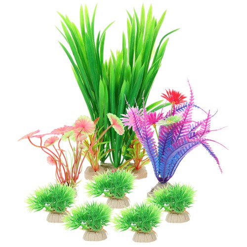 Plastic aquarium plant - plastic,