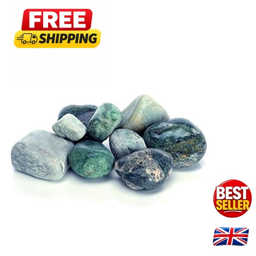 Versatile green marble pebble - green,