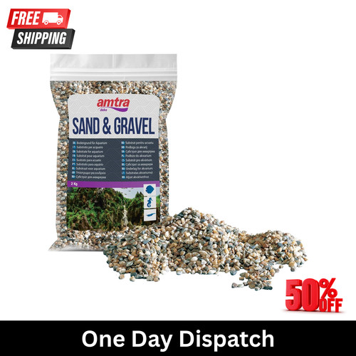 Natural aquarium gravel 4mm - aquarium,