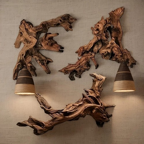 1pc wooden aquarium - 1pc,